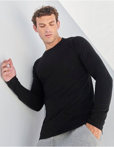 S-SF124-Mens Feel Good Long Sleeved Stretch T